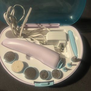 Electric nail and pedicure kit
